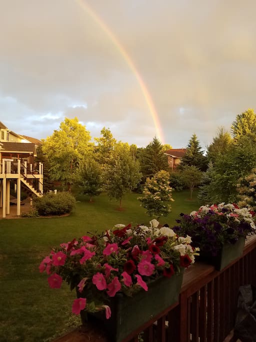 Occasional Magnificent Moments as seen from our deck!