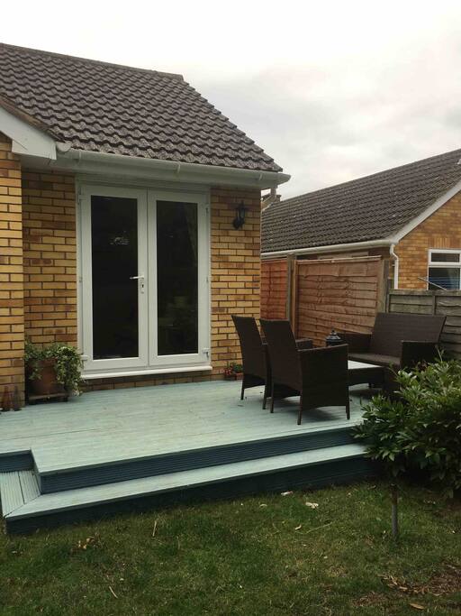 The terrace