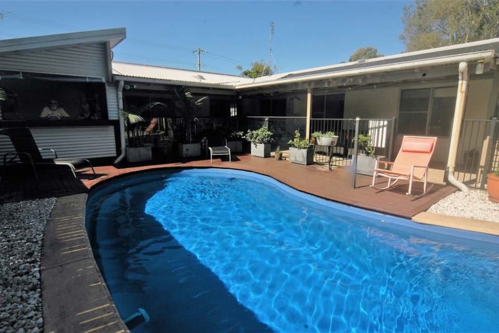 Let the kids swim whilst under your watchful eye