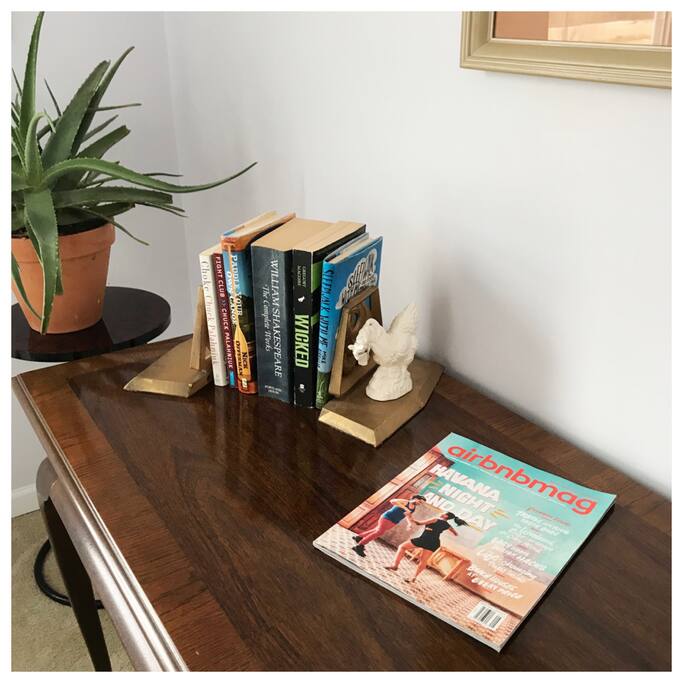 Plenty of reading material.