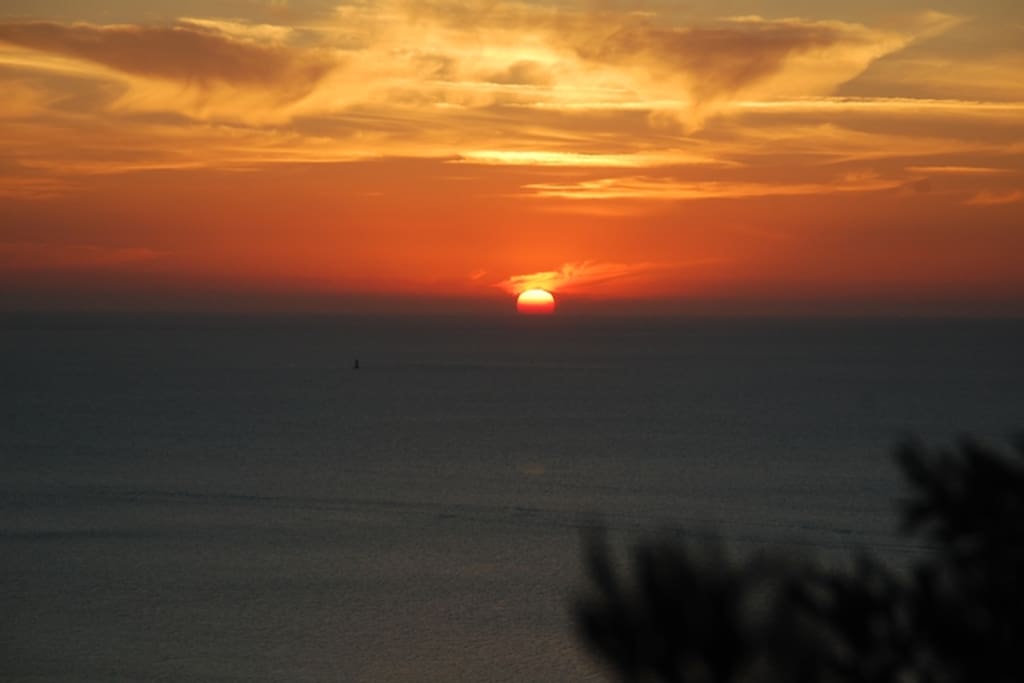 Tramonto dalla terrazza