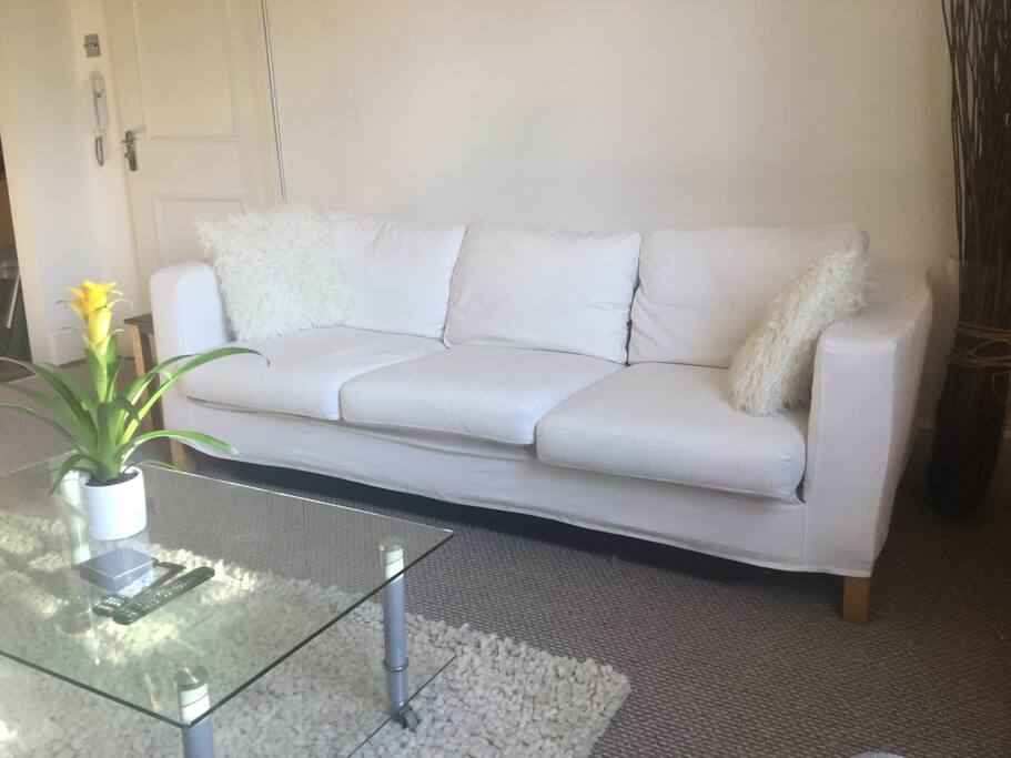 Full fold out double sofa bed.