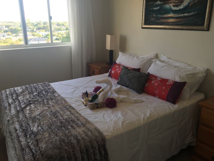 Beautiful water views from your bedroom window