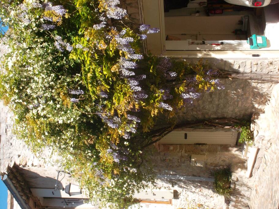 Entrée de la maison de Monique