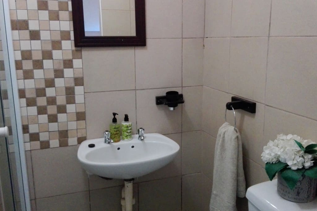 Good size shower bathroom