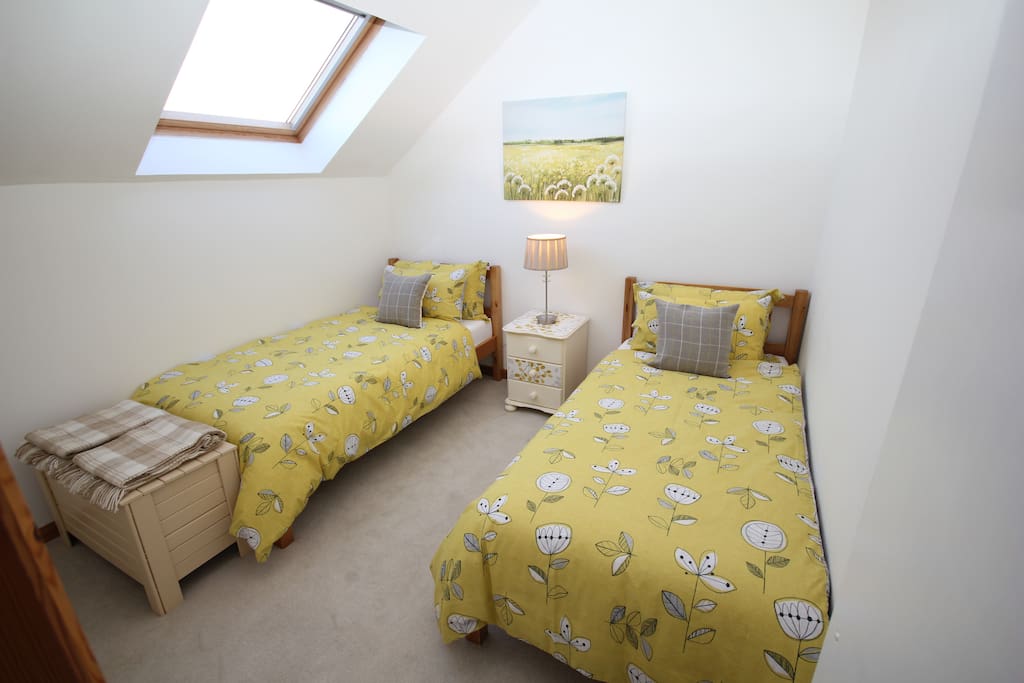Twin Bedroom in a day light
