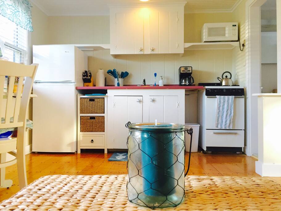 Fully stocked kitchen