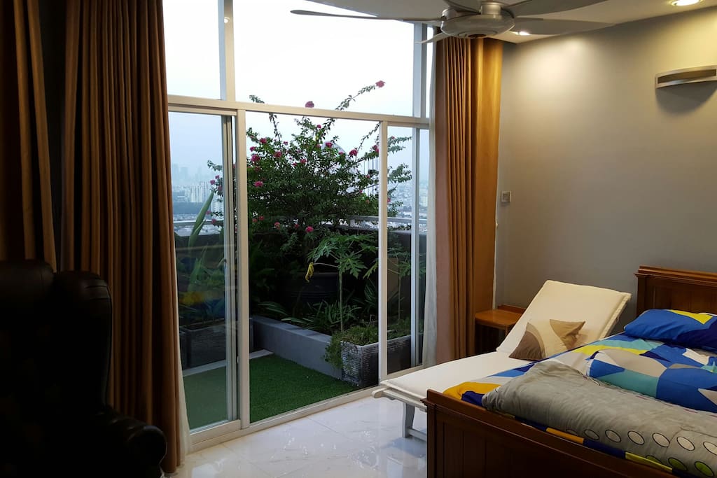 bed room 1 with amazing view