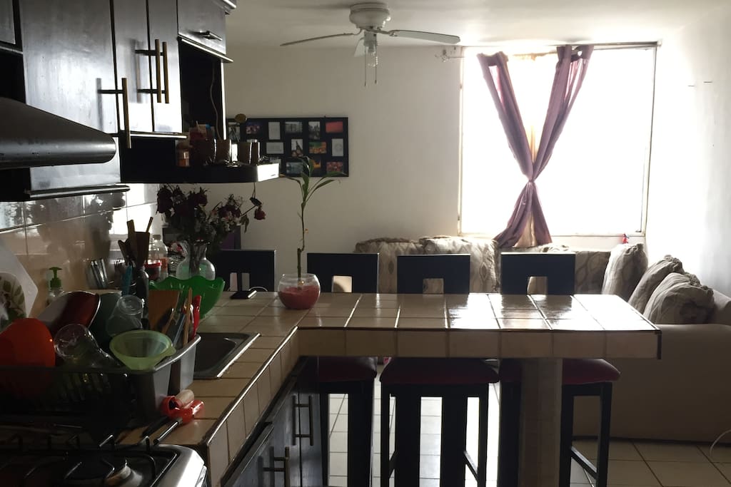 Area común: Cocina y Sala