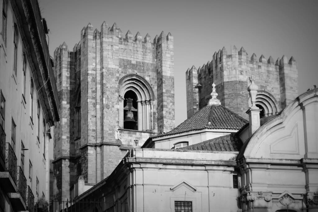 The Sé Cathedral, just around the corner.