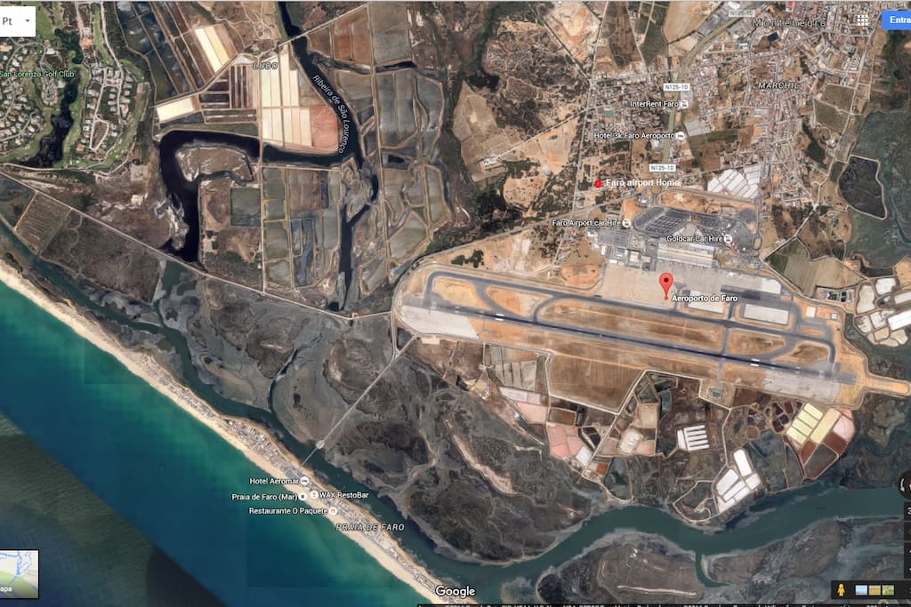 Localization by google earth