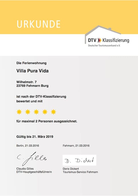 DTV Zertifikat