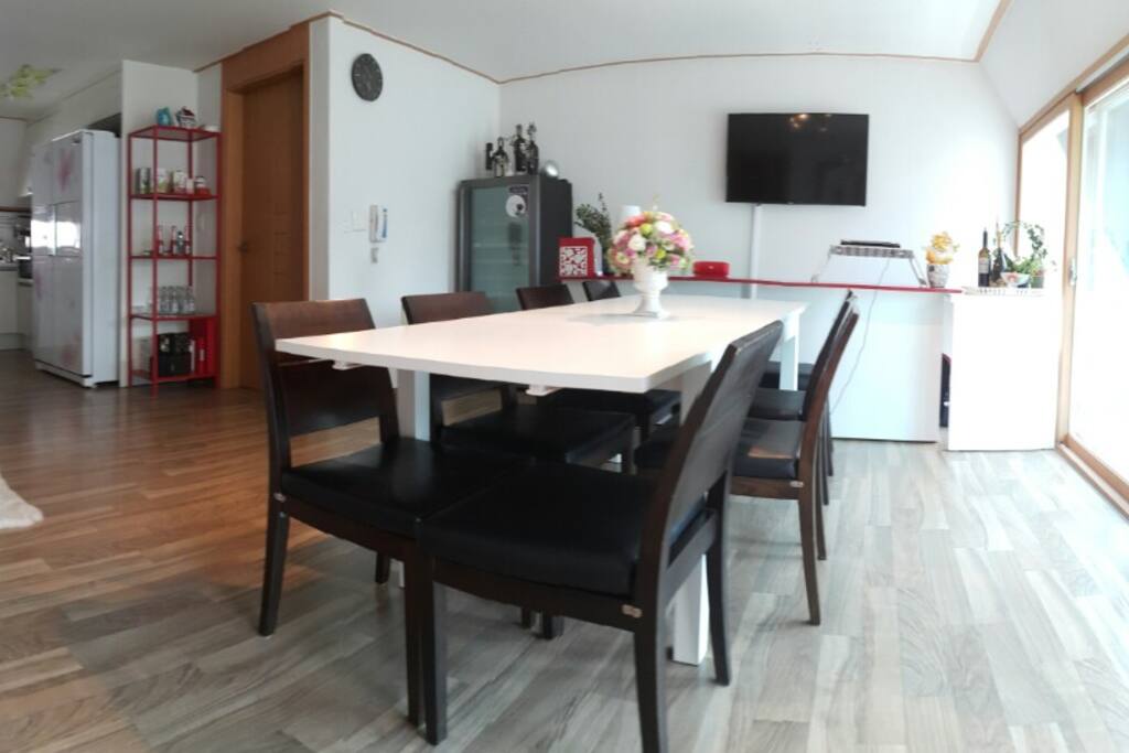 Beautiful morining sunshining in living room