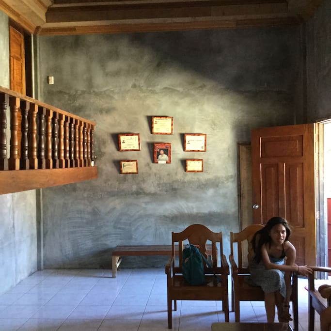 The living room
