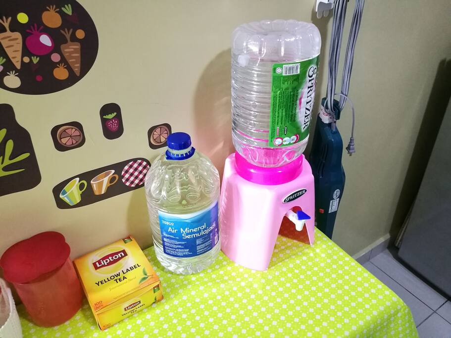 Drinking Water provided.