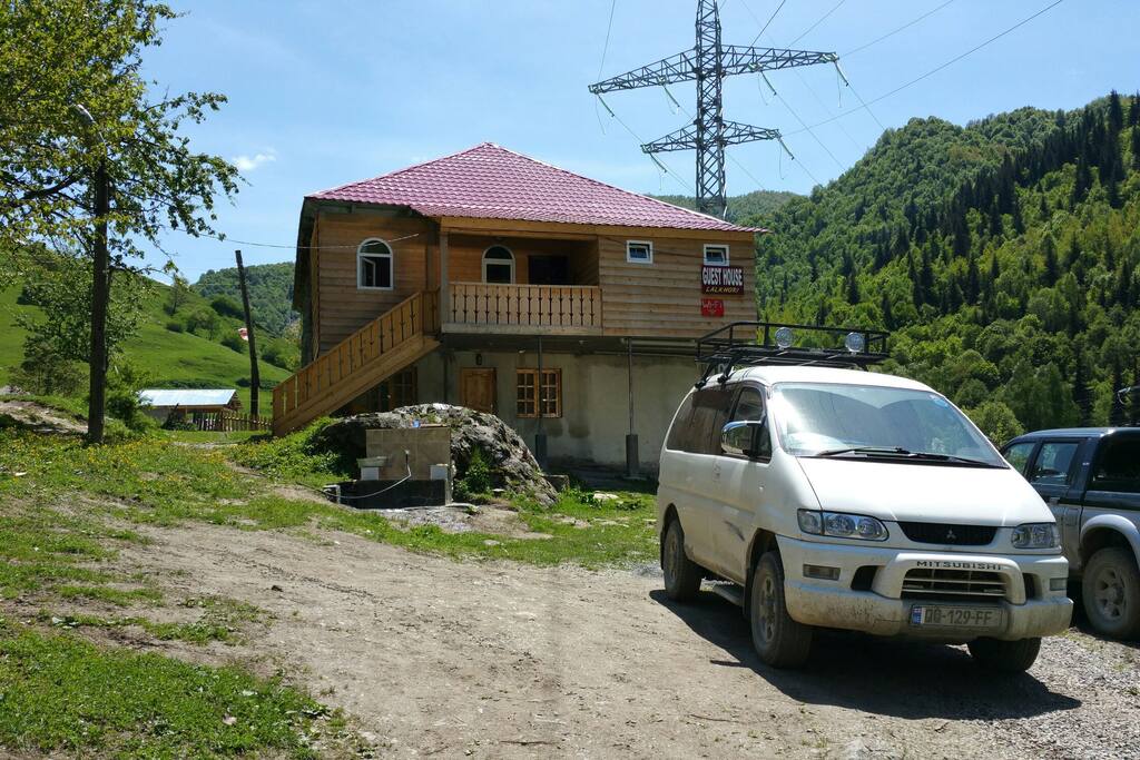 Guest house lalkhori's yard