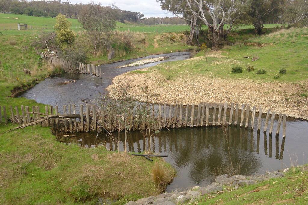 Looking down the creek at the lower end of the property, which has a walking track along side. A lovely way to spend an afternoon.