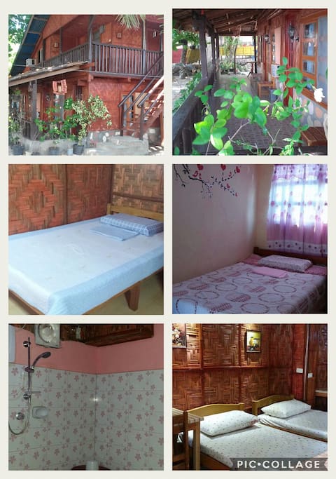 Modernized-native Bamboo rooms