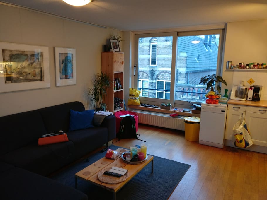 Shared kitchen, combined with our living area...