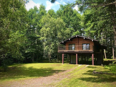 Modern Ski Chalet, Togakushi, walk to restaurants