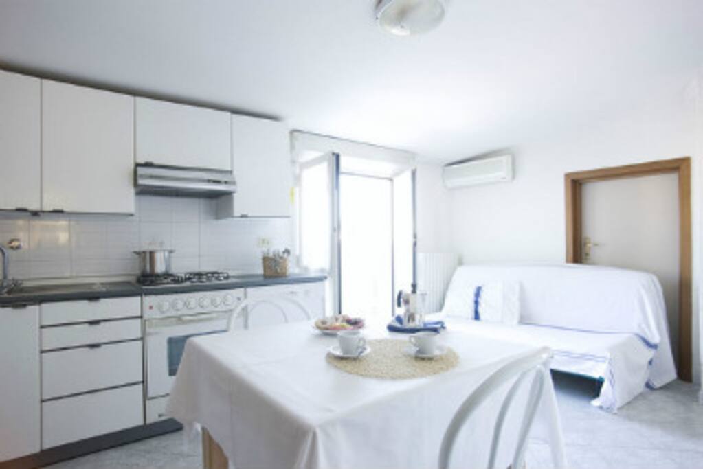 Salottino con cucina