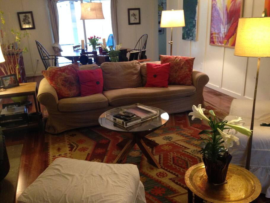 Greatroom Space. Fireplace and TV not depicted but they are there.