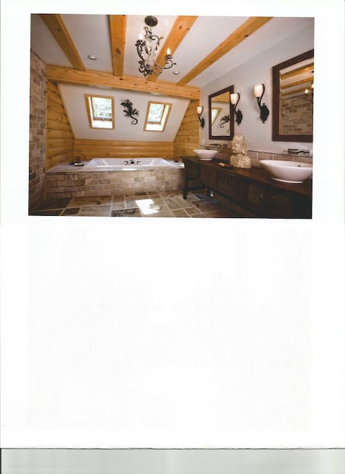 Luxury marble master bathroom