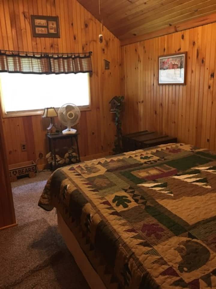 Bedroom 1 with queen bed