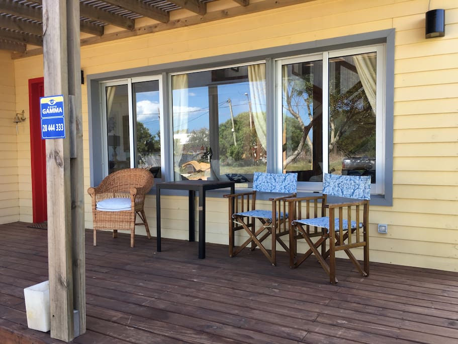Porch front entrance
