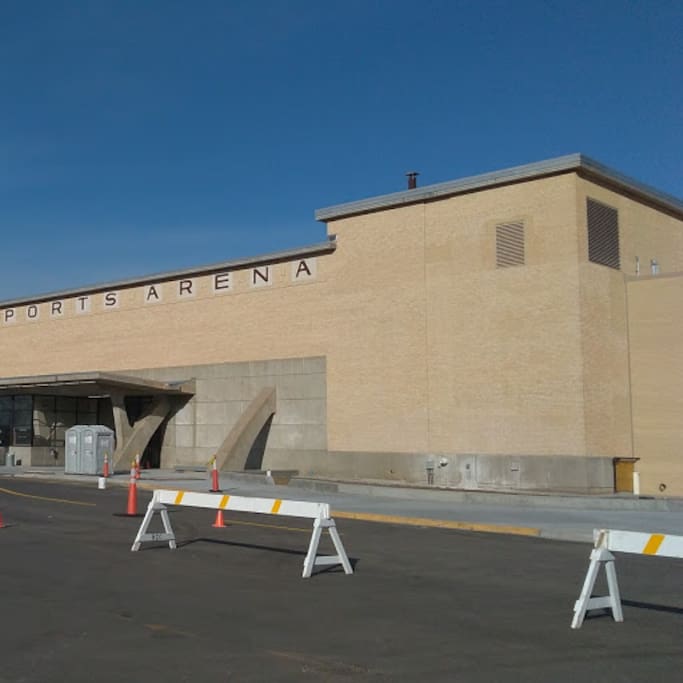 Newly renovated NJCAA Sports Arena is only a short walk from our front door!
