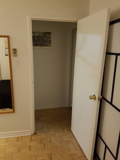 Entrance to your room.