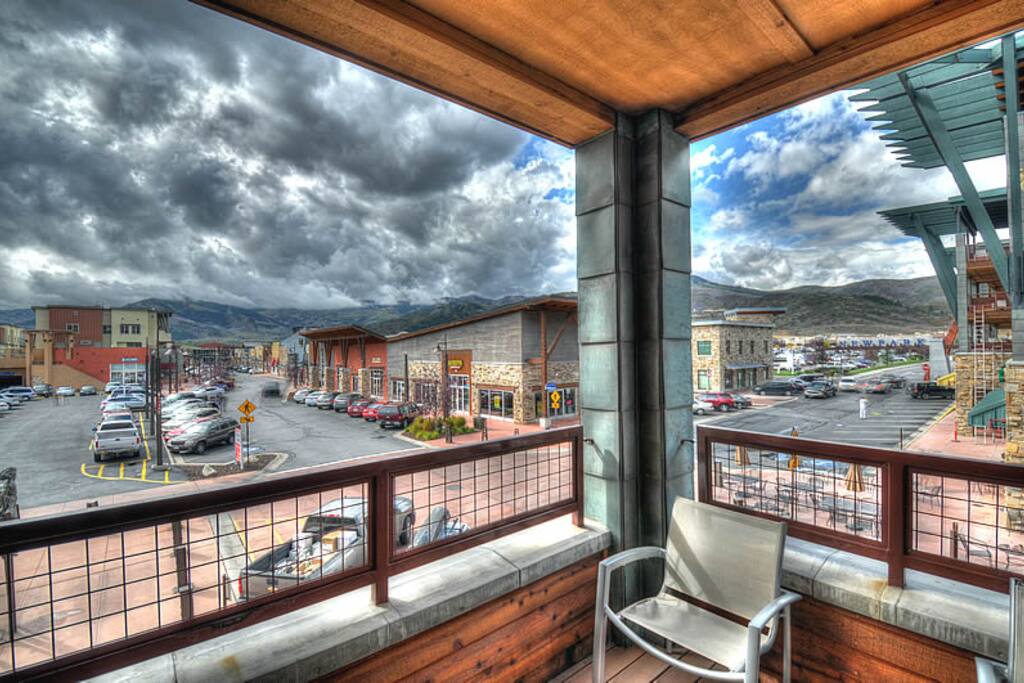 Private Balcony with Private Hot Tub and Beautiful Views
