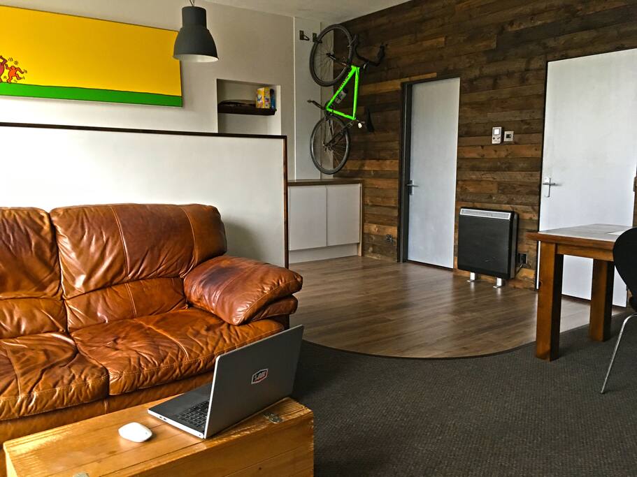 Leather sofa