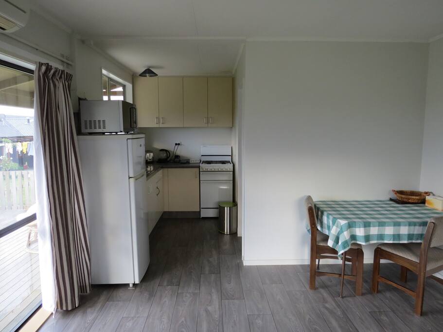 Kitchen and dining area