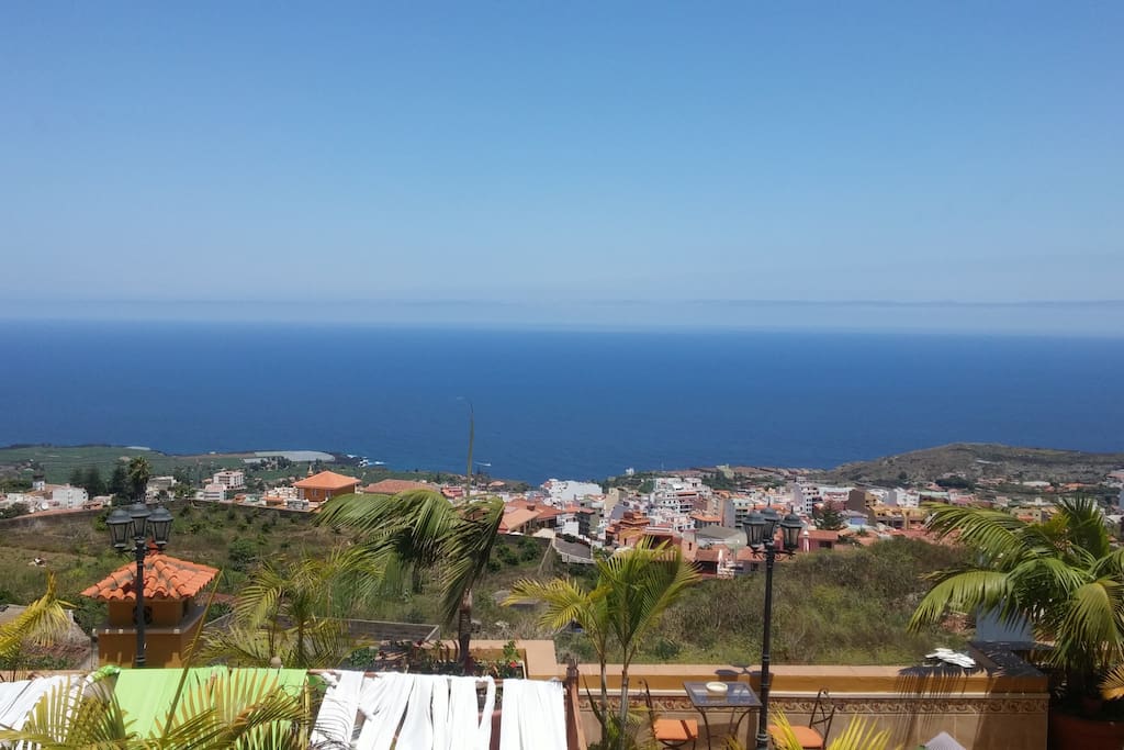 panoramic views from the terrace