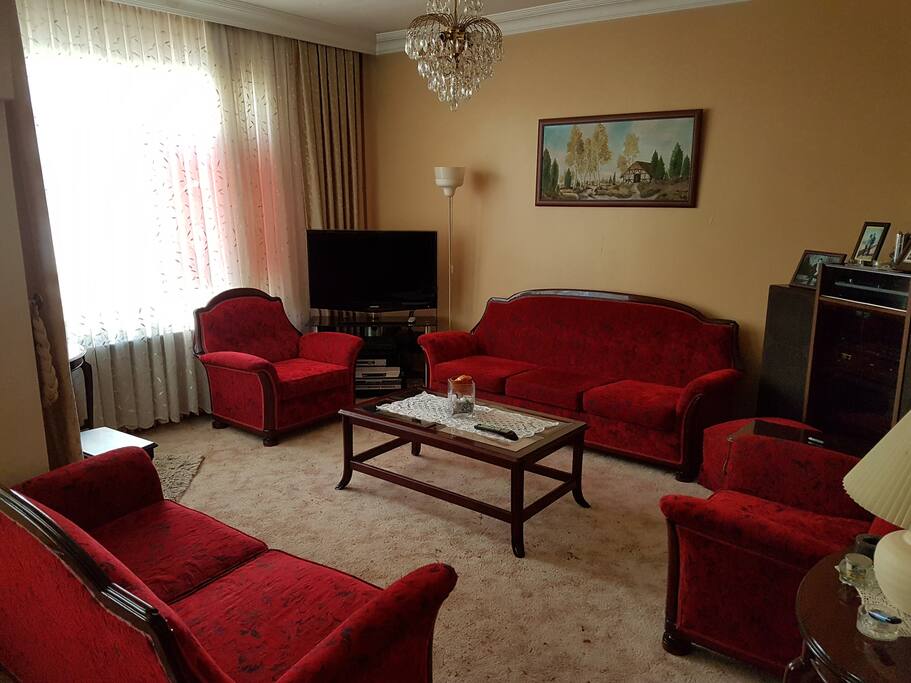 The living room is a shared space.