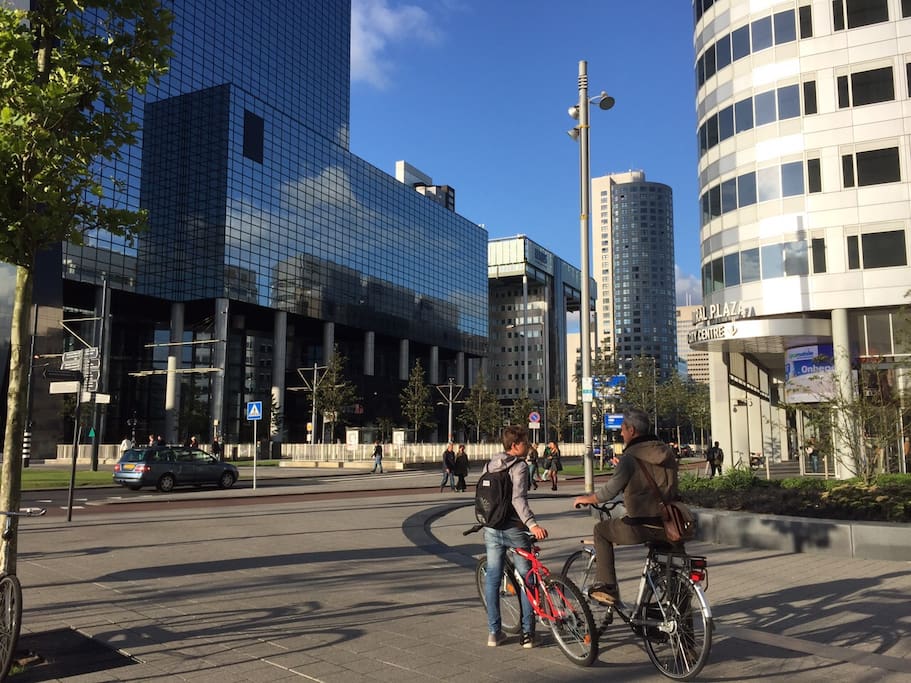 View of the building from Centraal Station