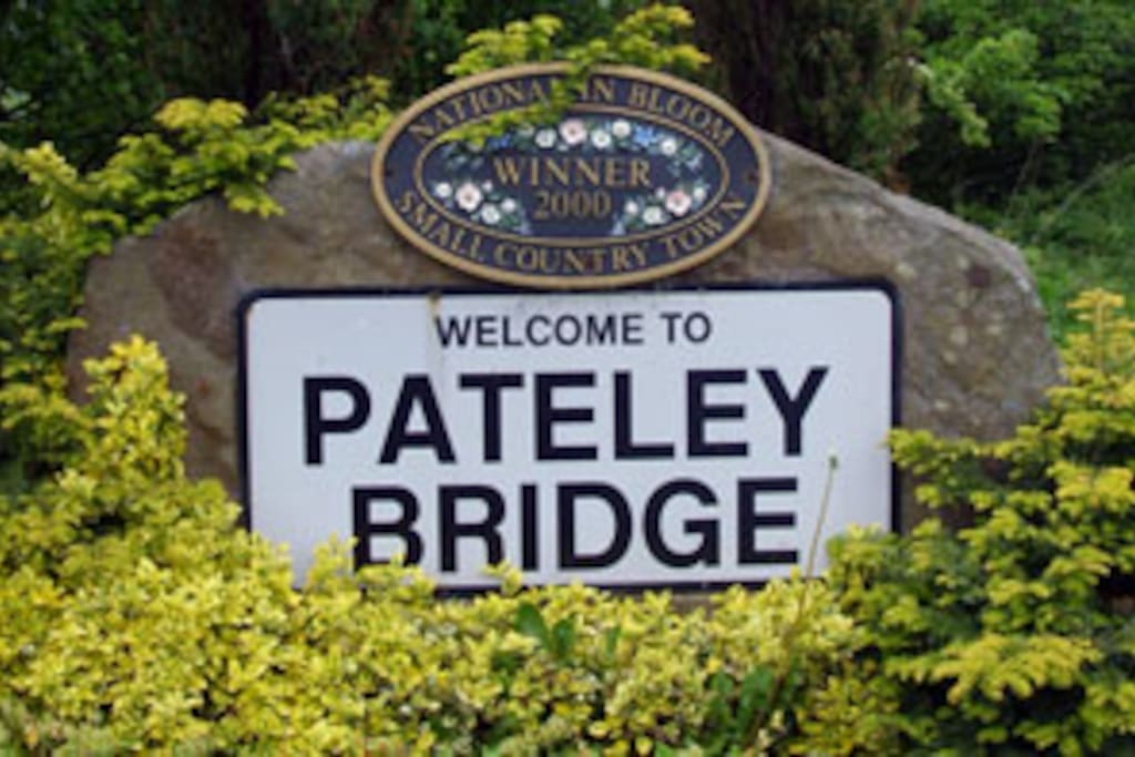 Pateley Bridge sign