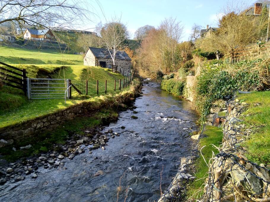 River at the bottom of the garden :-)