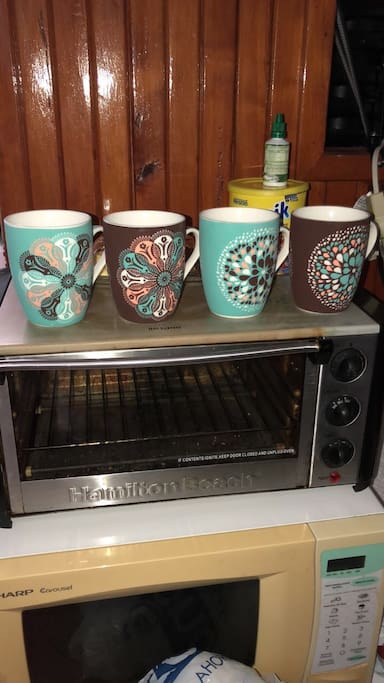 Horno tostador y microondas