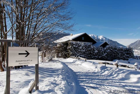 Top performing Airbnb: Zugspitzloft-90 sqm LOFT (2-5 pers.) with mountain views in Ehrwald
