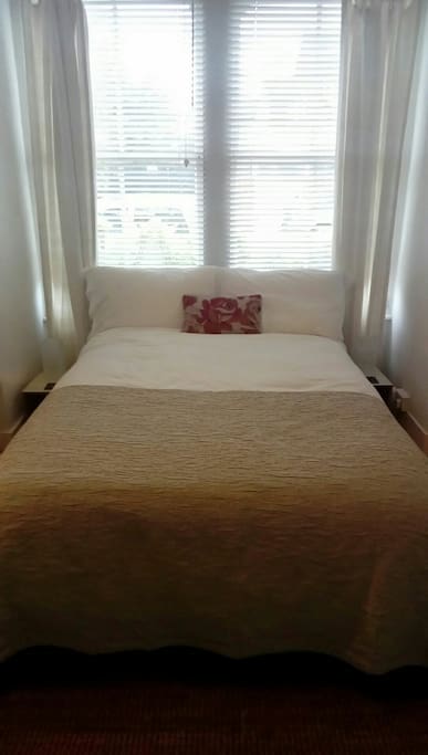 Private bedroom with double bed.