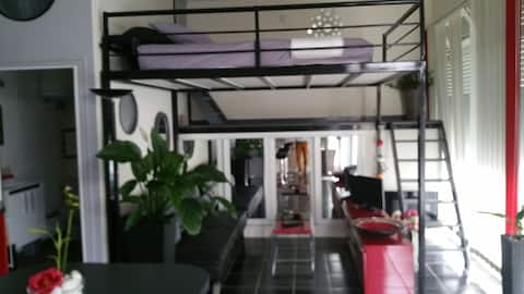 Small loft 35 m2 residential area