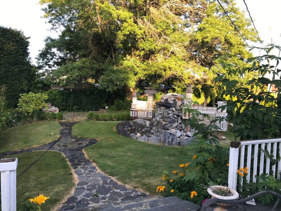 Back yard waterfall