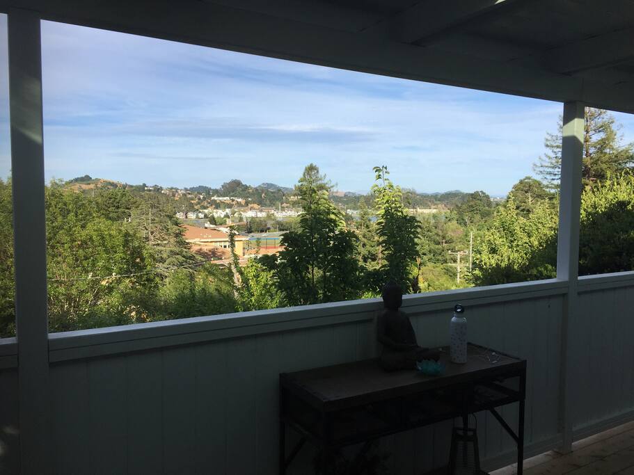 View from deck