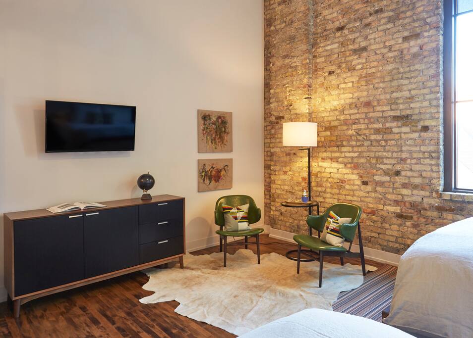 The sitting area of Suite #3