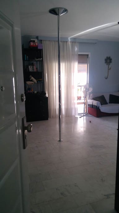 View from the entrance to the apartment