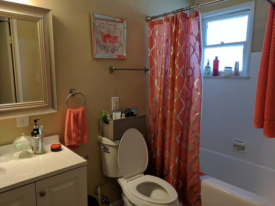 clean and comfy bathroom