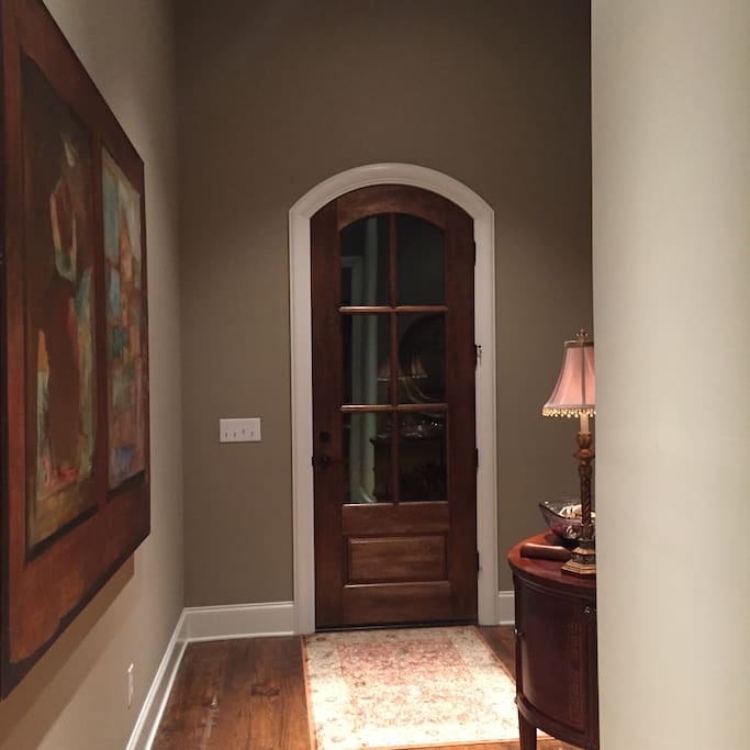 Front entrance and foyer.