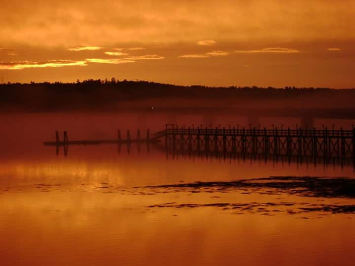 Davis Island Waterfront Retreat Cabins for Rent in Maine